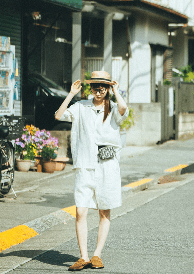 【上質清涼】メンズ ピュアリネン 半袖シャツ 春夏 リラックスフィット | PURE LINEN RELAXED SHIRT N5395 - ファッション通販 NNine(ナイン)