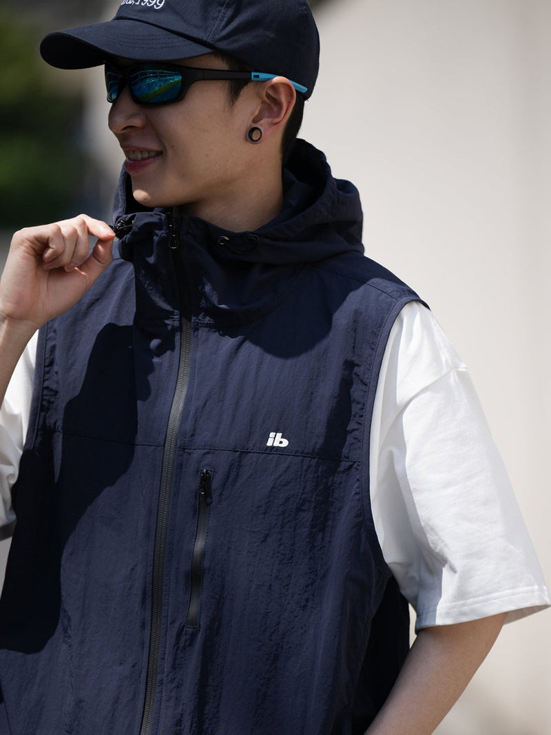 【ドローコード付き】Quick-drying nylon vest N3563 - NNine