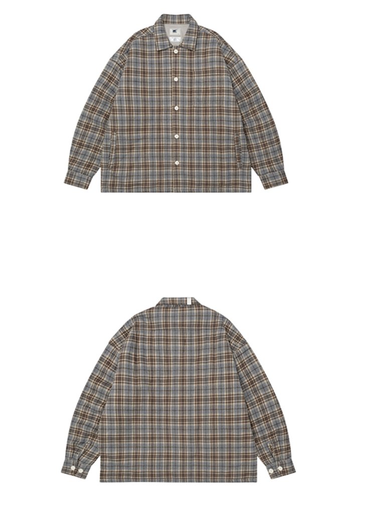 【中綿入り】quilted check shirt jacket N4625 - NNine