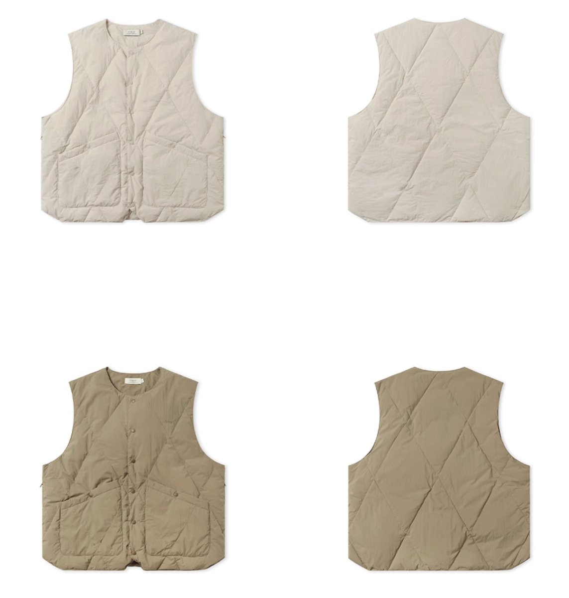 quilted down vest N4704 - NNine