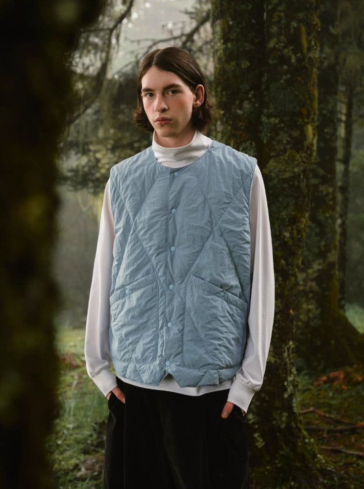 quilted down vest N4704 - NNine