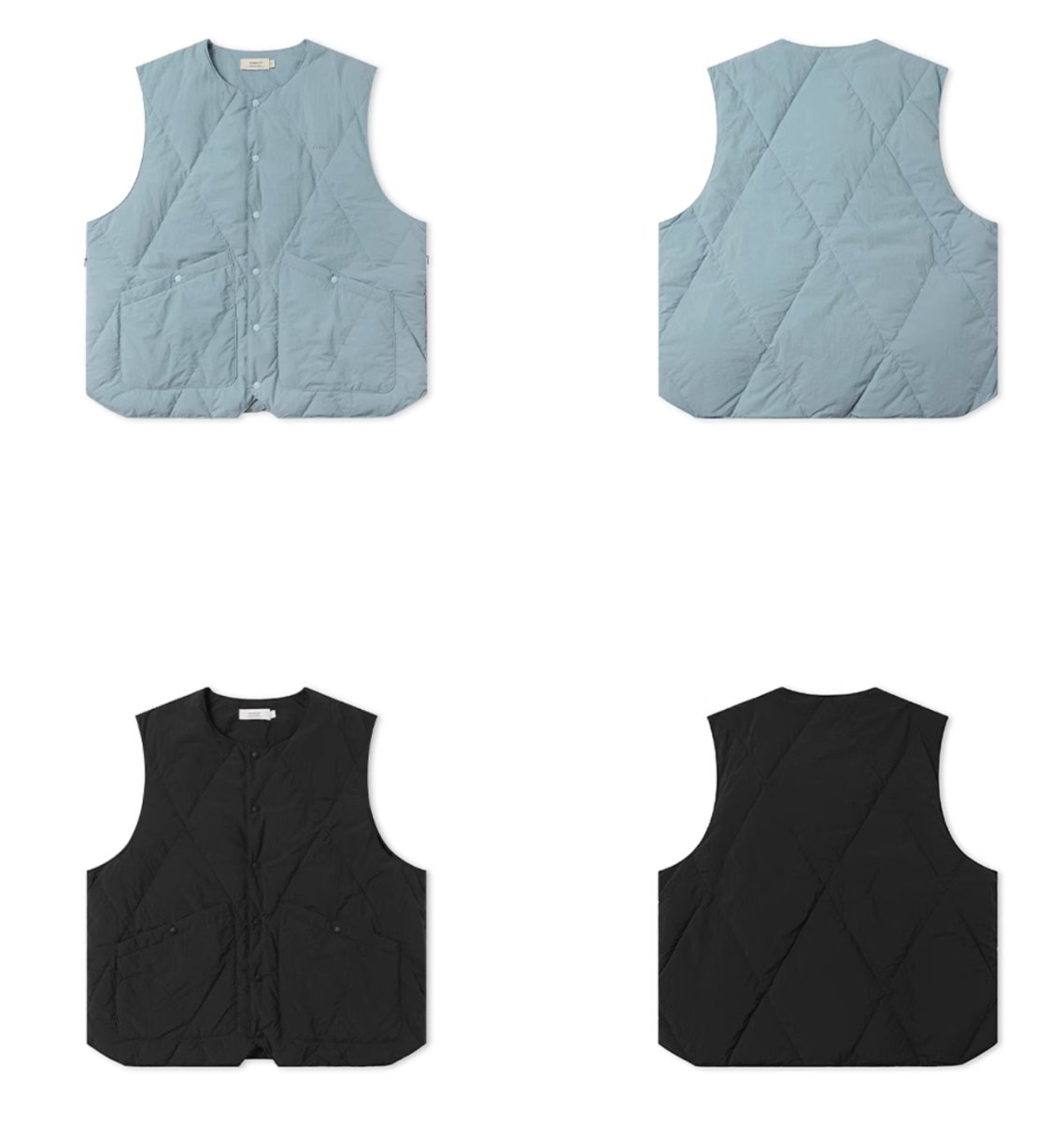 quilted down vest N4704 - NNine