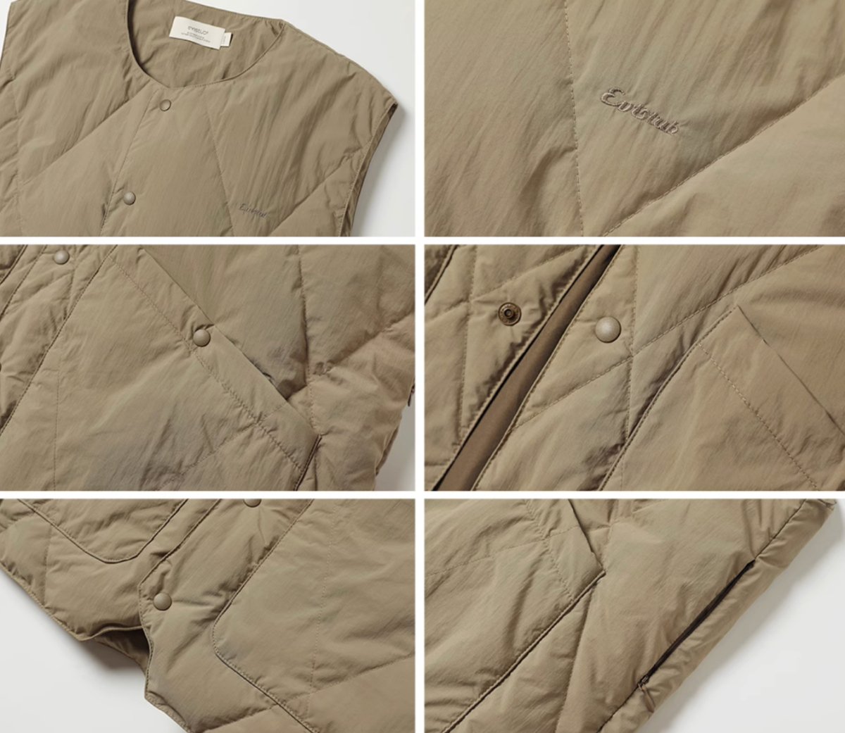 quilted down vest N4704 - NNine