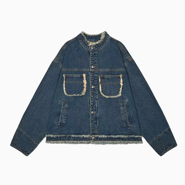 raw edge denim jacket N4508 - NNine