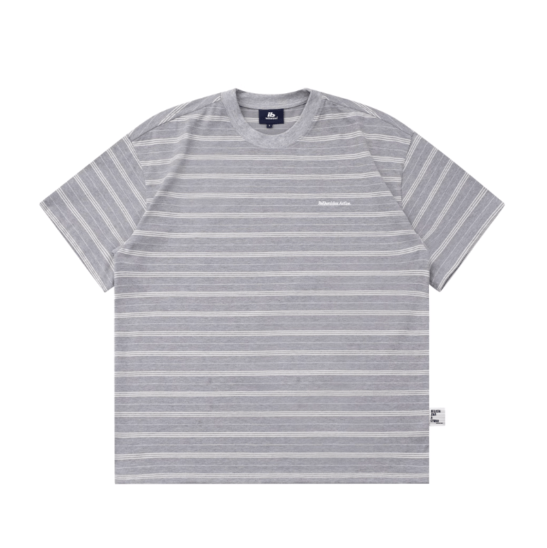 Retro Border T-shirt / Embroidery / レトロ ボーダー Tシャツ 半袖 刺繍ロゴ N5316 - ファッション通販 NNine(ナイン)