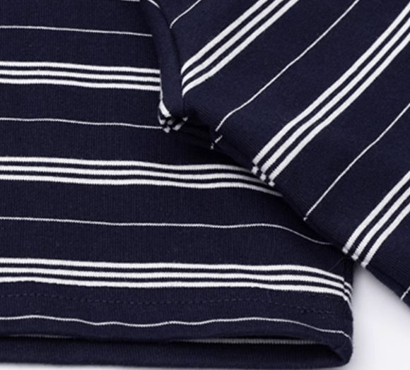 Retro Border T-shirt / Embroidery / レトロ ボーダー Tシャツ 半袖 刺繍ロゴ N5316 - ファッション通販 NNine(ナイン)