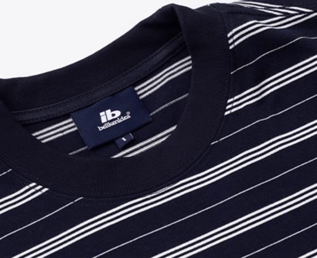 Retro Border T-shirt / Embroidery / レトロ ボーダー Tシャツ 半袖 刺繍ロゴ N5316 - ファッション通販 NNine(ナイン)