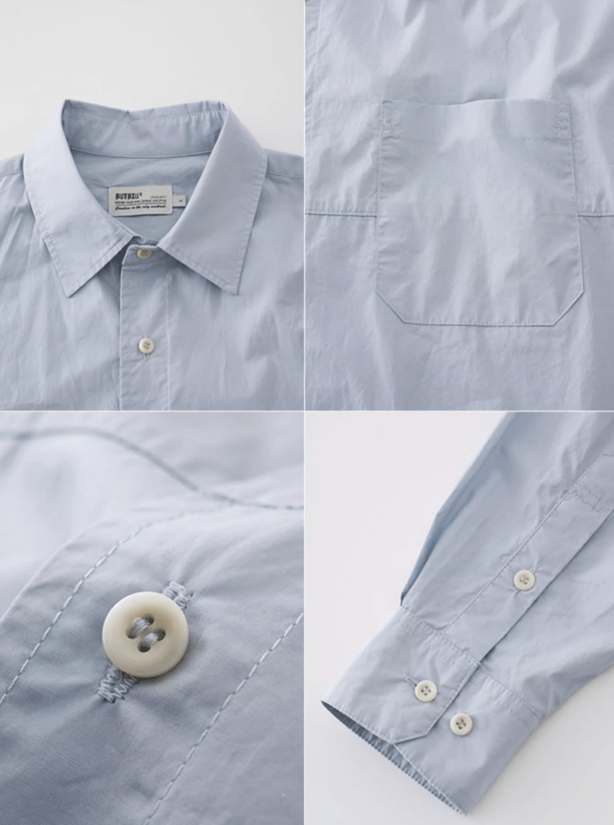 retro casual long sleeve shirt N5255 - ファッション通販 NNine(ナイン)