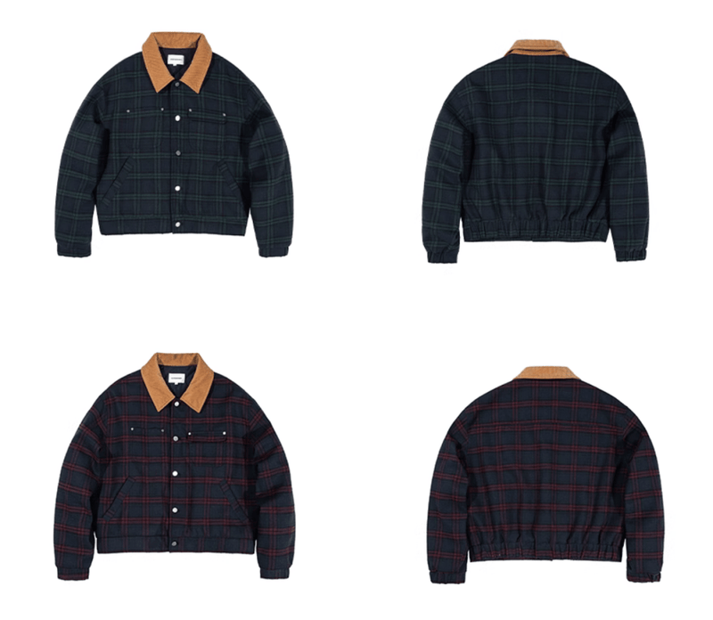 retro check hunting jacket N4823 - NNine