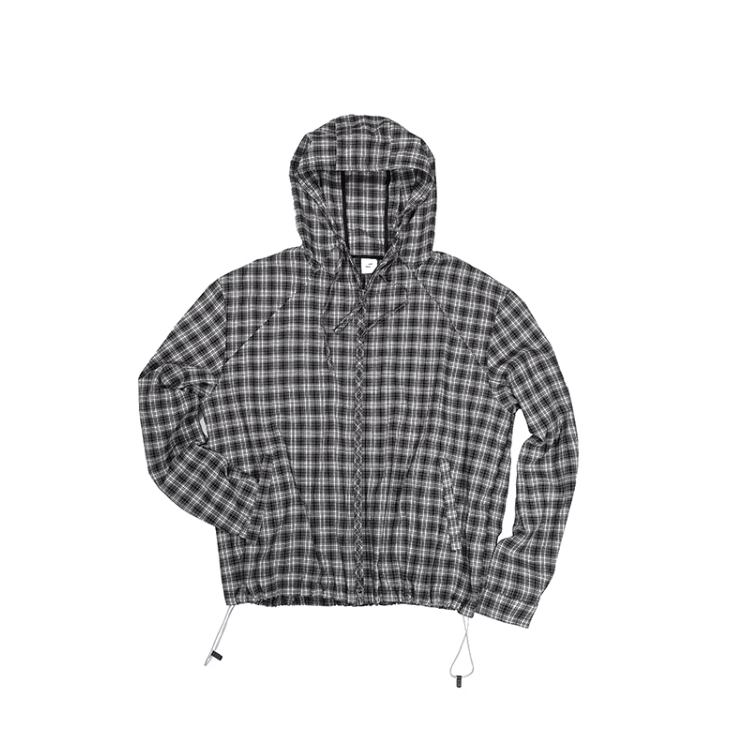 Retro check lightweight zip hoodie N5236 - ファッション通販 NNine(ナイン)