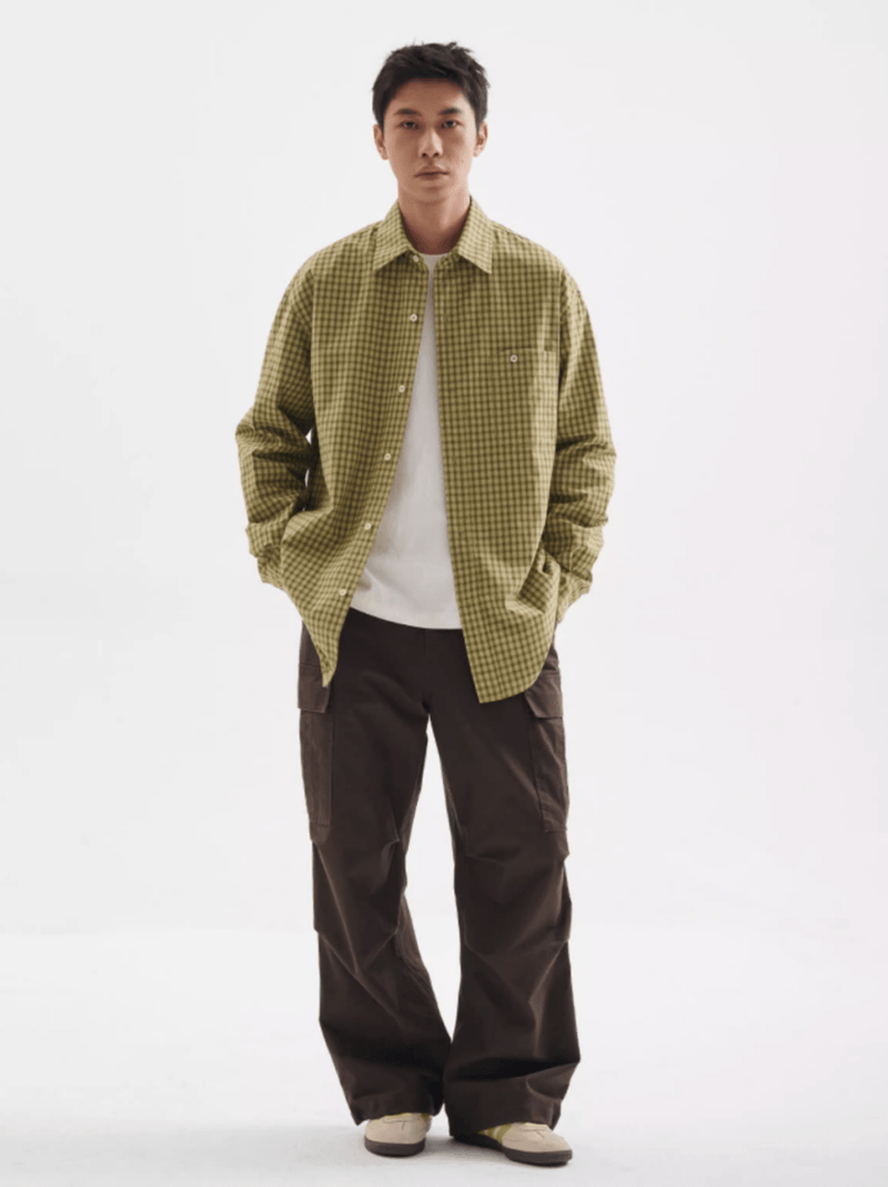 retro check shirt N4913 - ファッション通販 NNine(ナイン)