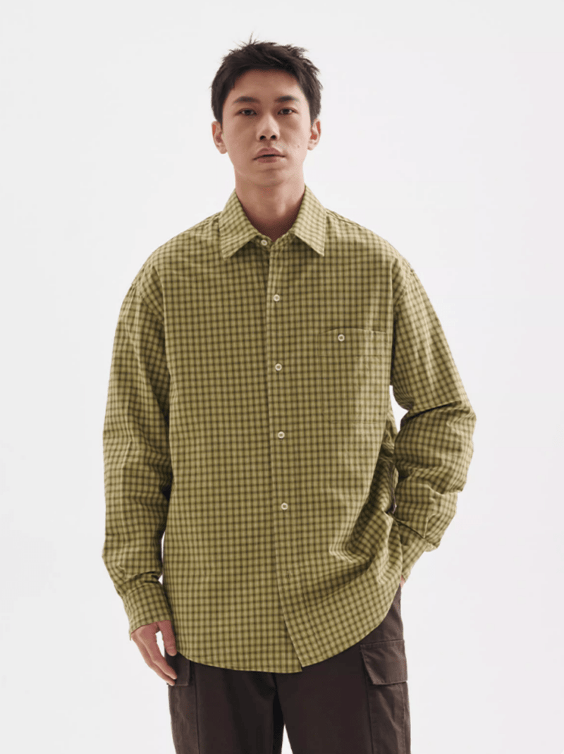retro check shirt N4913 - ファッション通販 NNine(ナイン)