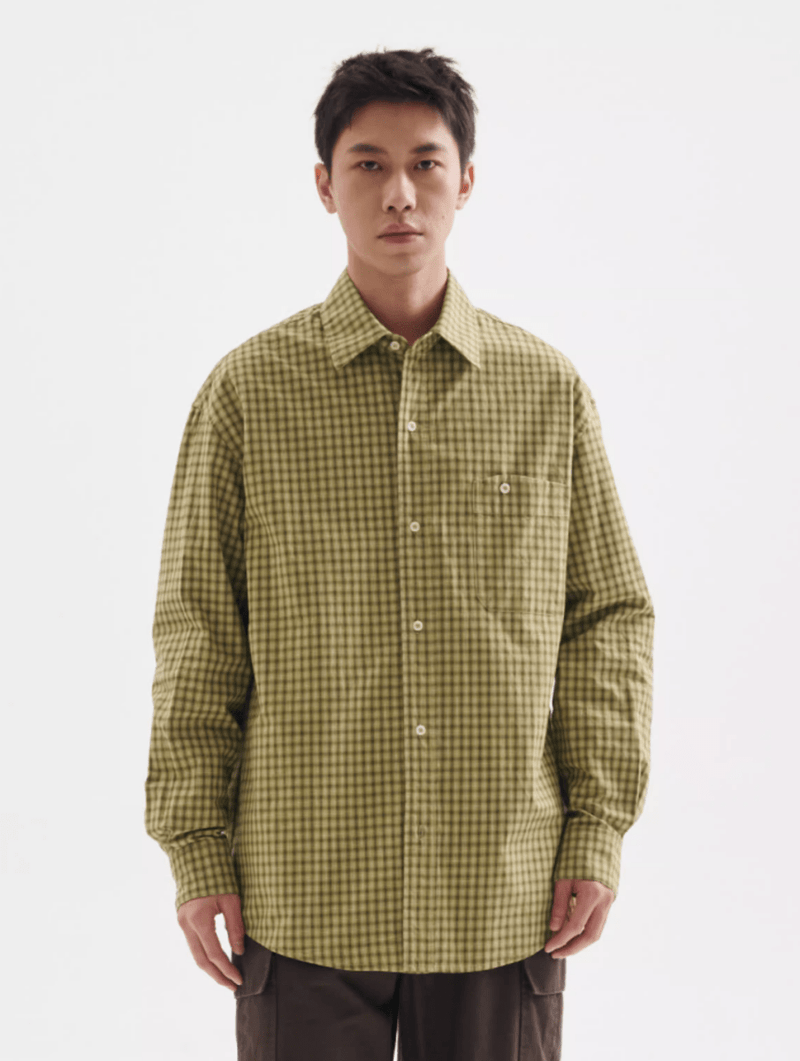 retro check shirt N4913 - ファッション通販 NNine(ナイン)