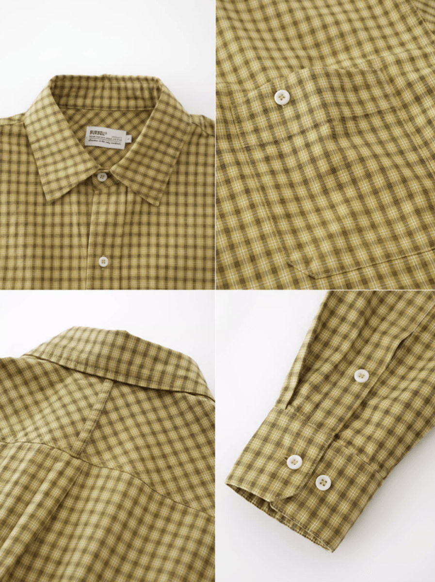 retro check shirt N4913 - ファッション通販 NNine(ナイン)