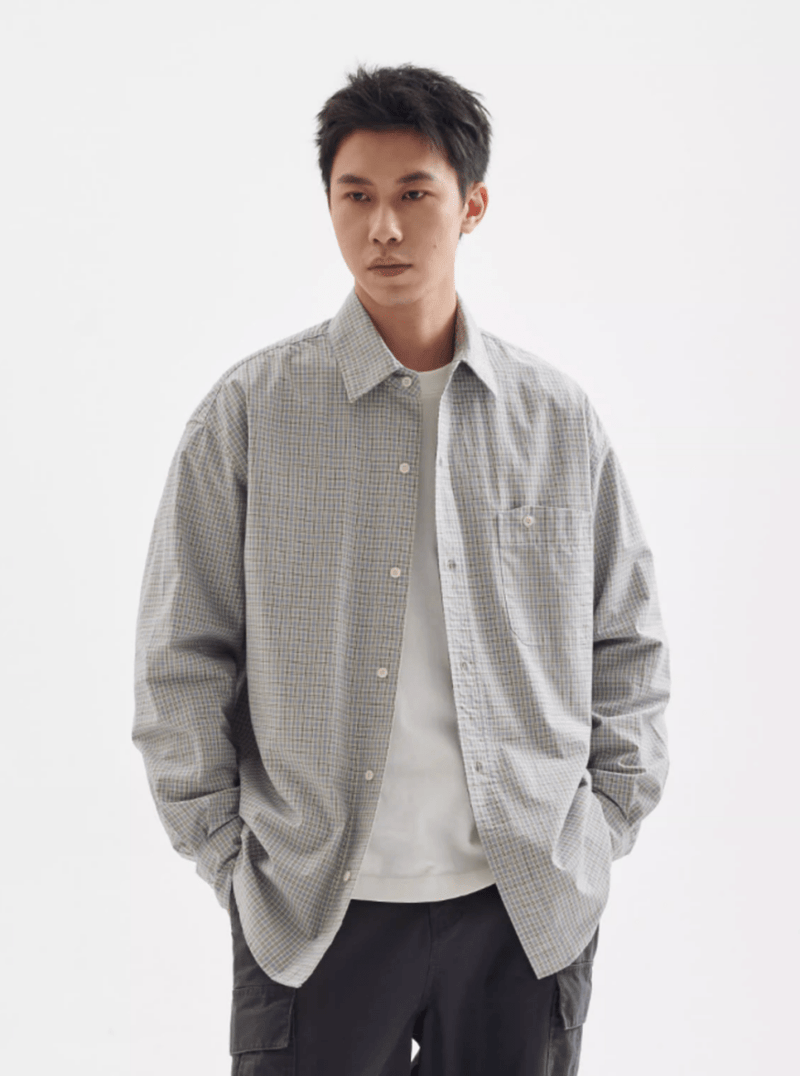 retro check shirt N4913 - ファッション通販 NNine(ナイン)