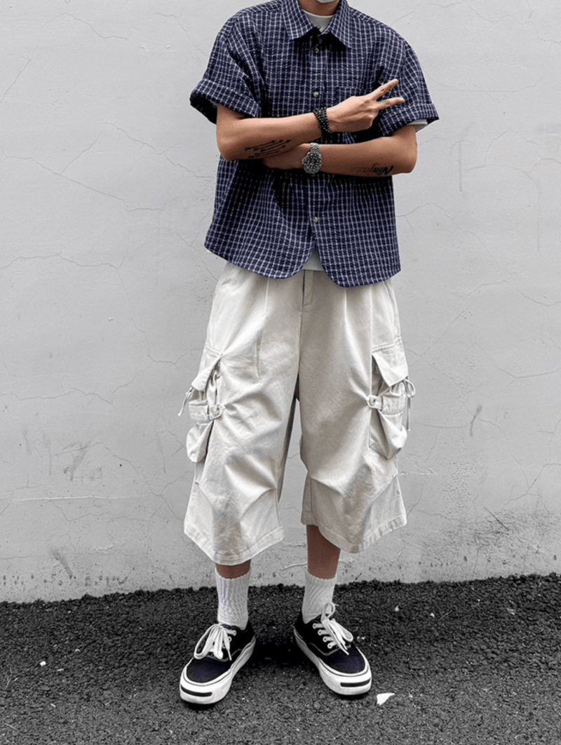 Retro Check Shirt N5545 - ファッション通販NNine（ナイン）