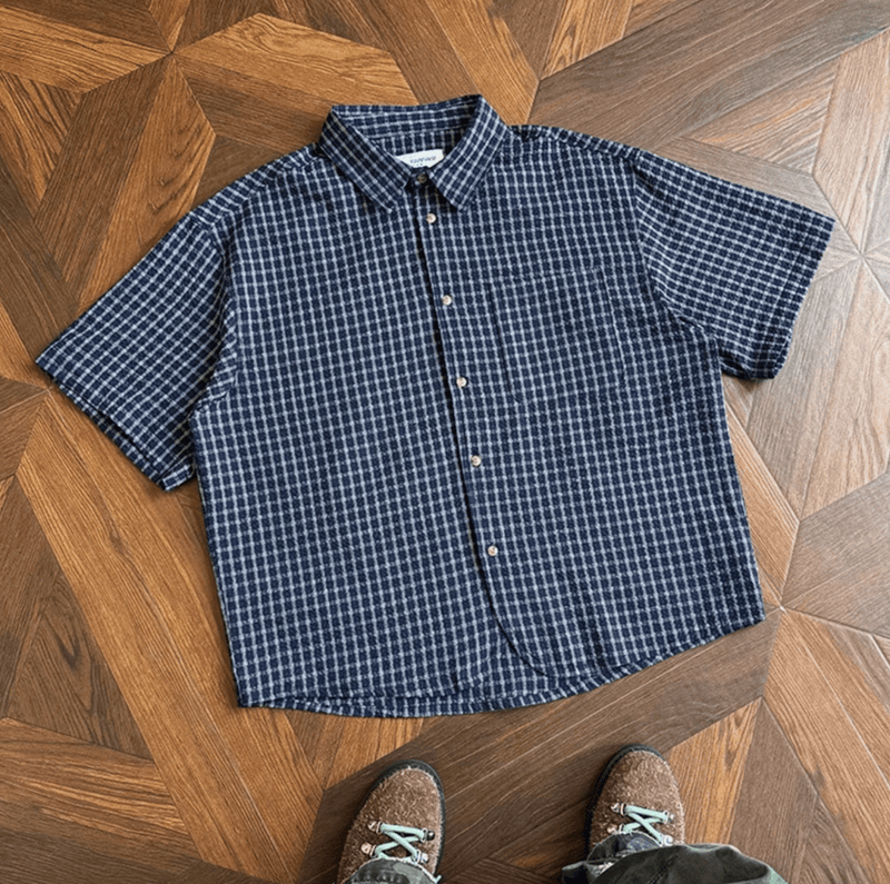 Retro Check Shirt N5545 - ファッション通販NNine（ナイン）