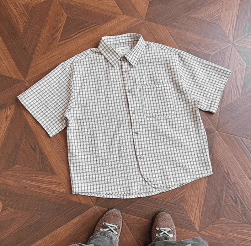 Retro Check Shirt N5545 - ファッション通販NNine（ナイン）