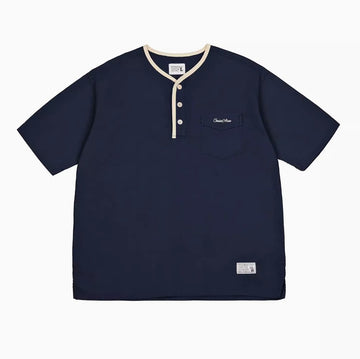 Retro collarless pullover shirt N4001 – NNine