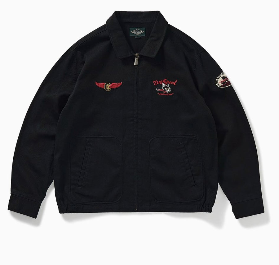 ロッキンジェリービーン　コーチジャケット 送料無料 Mサイズ ロッキンジェリービーン Skull Skater Devil