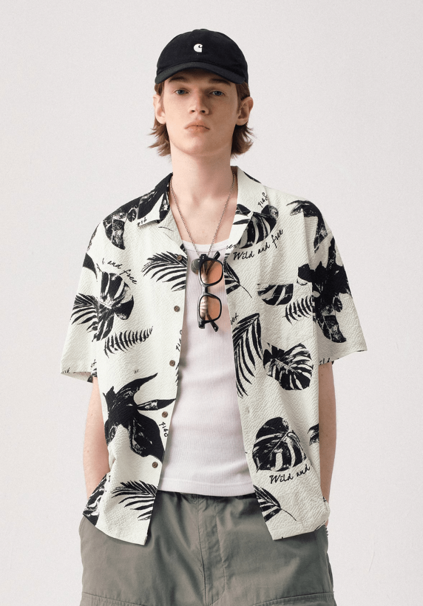 retro hawaiian shirt N5174 - ファッション通販 NNine(ナイン)