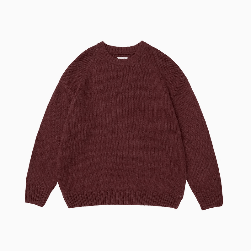 【ウールブレンドニット】retro knit sweater N4843 - NNine