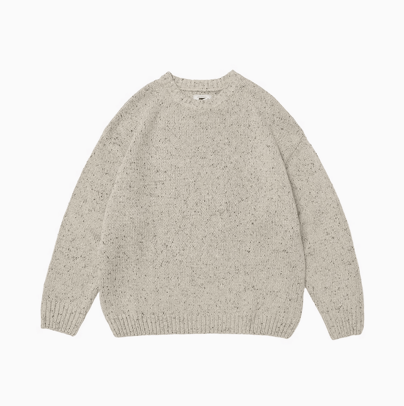 【ウールブレンドニット】retro knit sweater N4843 - NNine