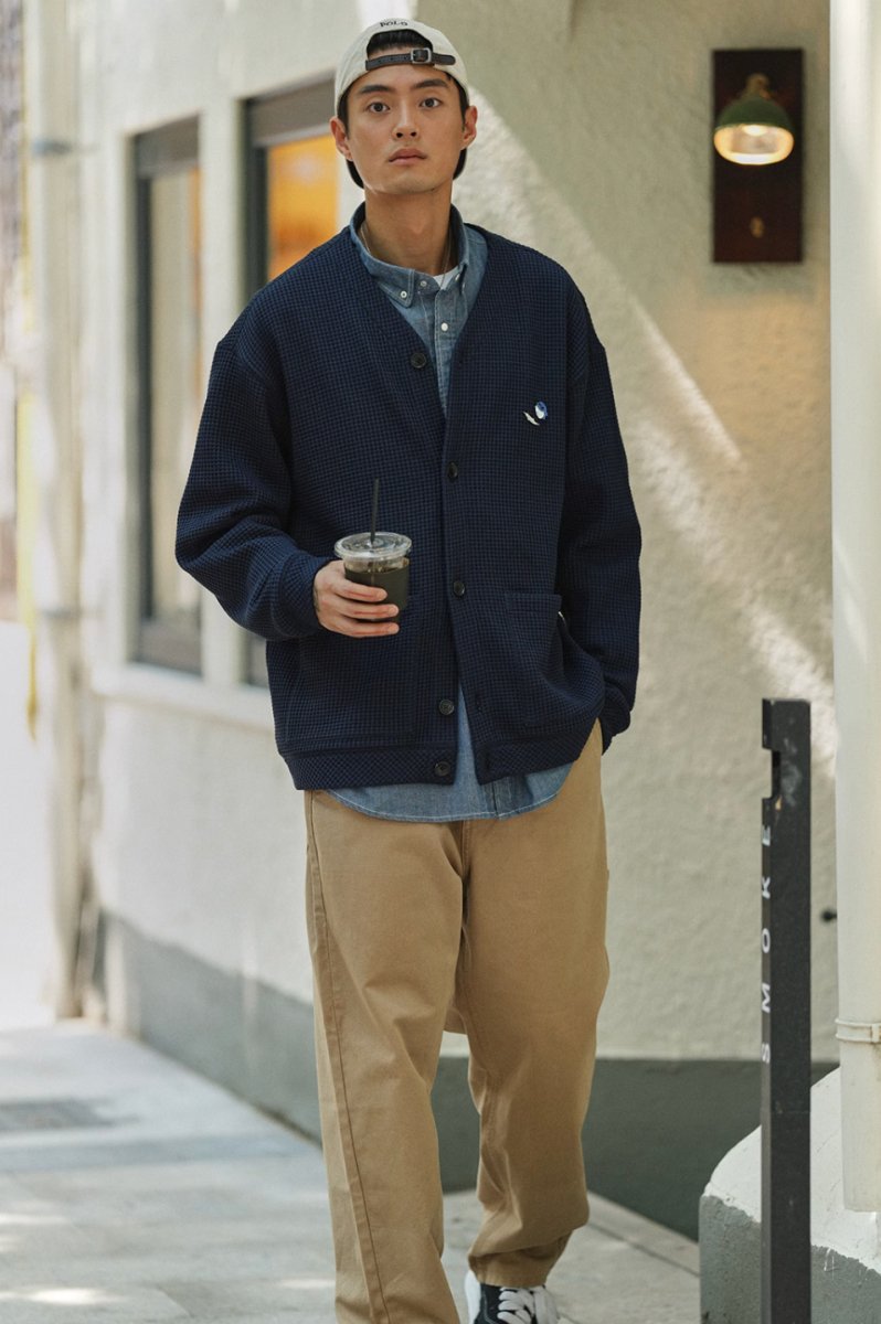 retro oxford denim blue shirt/ ボタンダウンデニムシャツ N4486 - NNine