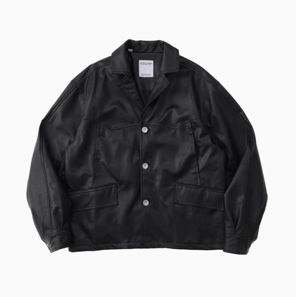 Retro PU leather jacket N5126 - ファッション通販 NNine(ナイン)