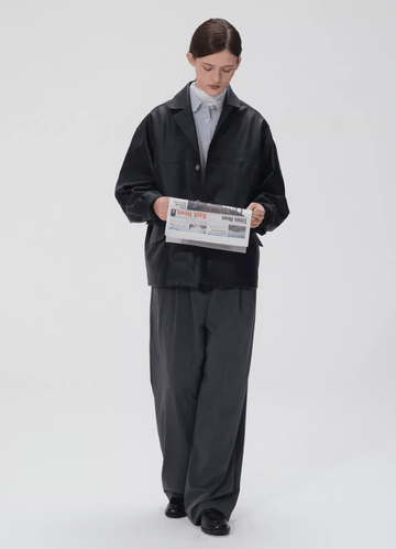 Number nine❤︎07aw ❤︎リブレザーブルゾン ❤︎サイズ 2