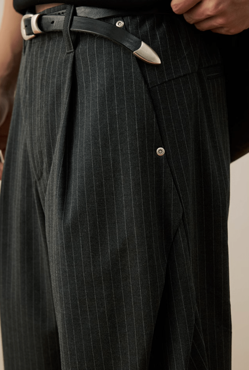 レトロストライプパンツ 混紡素材 / Retro Striped Pants N5480 - メンズファッション通販 NNine(ナイン)