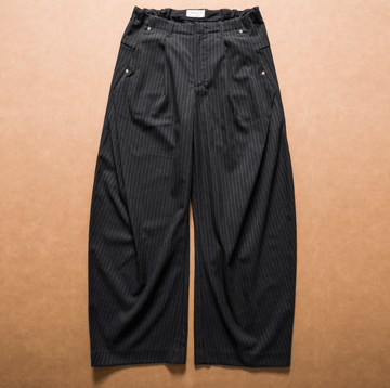 レトロストライプパンツ 混紡素材 / Retro Striped Pants N5480