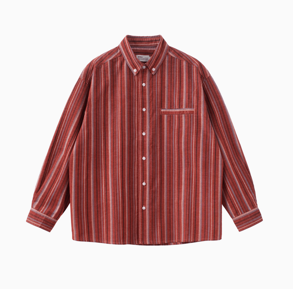 retro striped shirt N4761 - NNine
