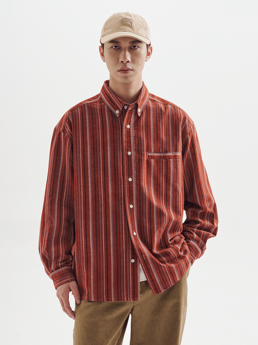 retro striped shirt N4761 - NNine