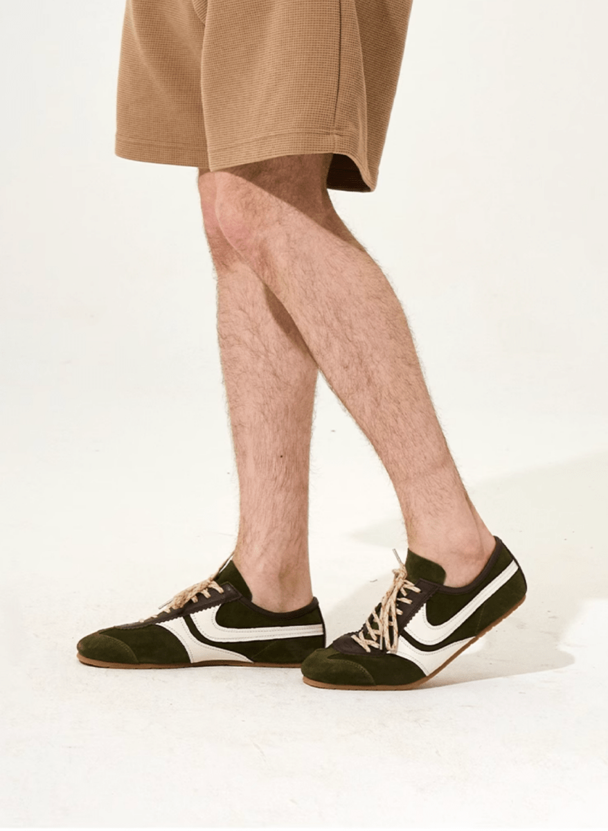 レトロスエードシューズ メンズ レディース 天然皮革｜Retro Suede SHOES N5227 - メンズファッション通販 NNine(ナイン)