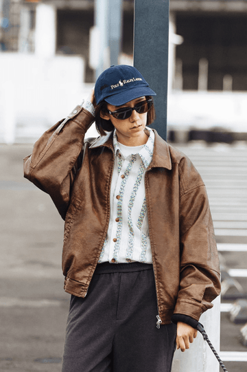 retro wash leather jacket N4554 – メンズファッション通販