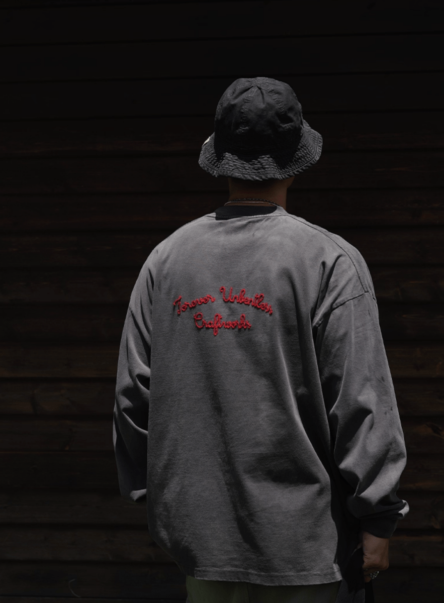 Retro Wash Long Sleeve T-Shirt N5644 - ファッション通販NNine（ナイン）