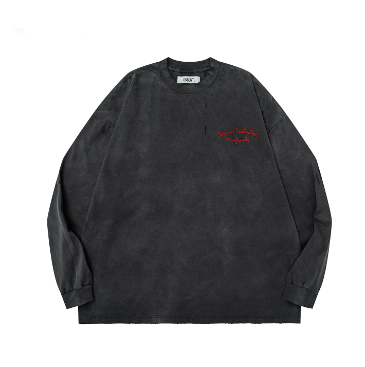 Retro Wash Long Sleeve T-Shirt N5644 - ファッション通販NNine（ナイン）