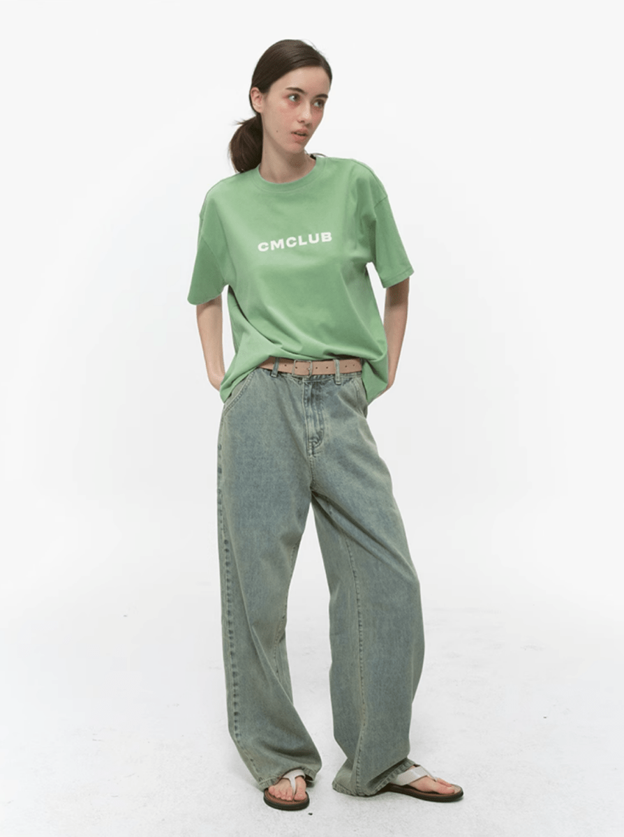 レトロウォッシュワイドジーンズ / Retro Wash Wide Jeans N5534 - ファッション通販NNine（ナイン）