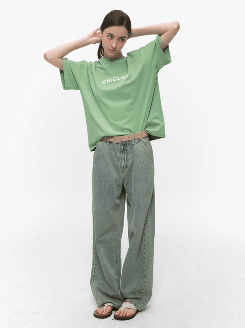 レトロウォッシュワイドジーンズ / Retro Wash Wide Jeans N5534 - ファッション通販NNine（ナイン）