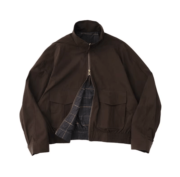 Reversible check zip blouson N5190 - ファッション通販 NNine(ナイン)
