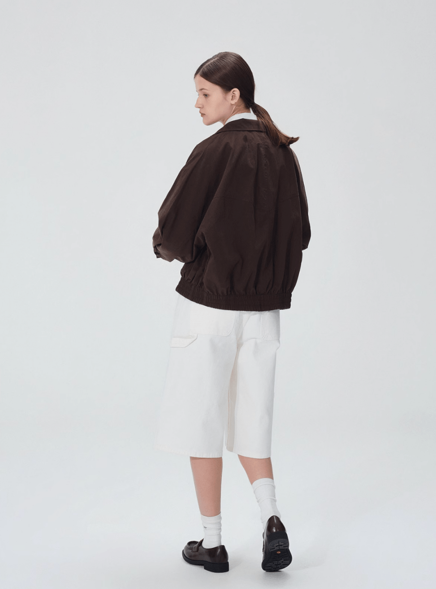 Reversible check zip blouson N5190 - ファッション通販 NNine(ナイン)