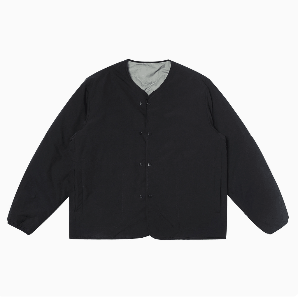 Reversible collarless quilted down jacket N4800 - ファッション通販NNine（ナイン）