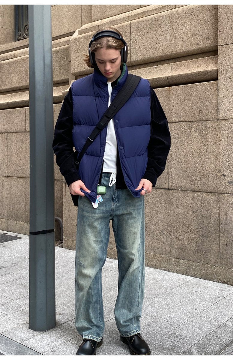 Reversible down vest / リバーシブルダウンベスト N2661 - NNine