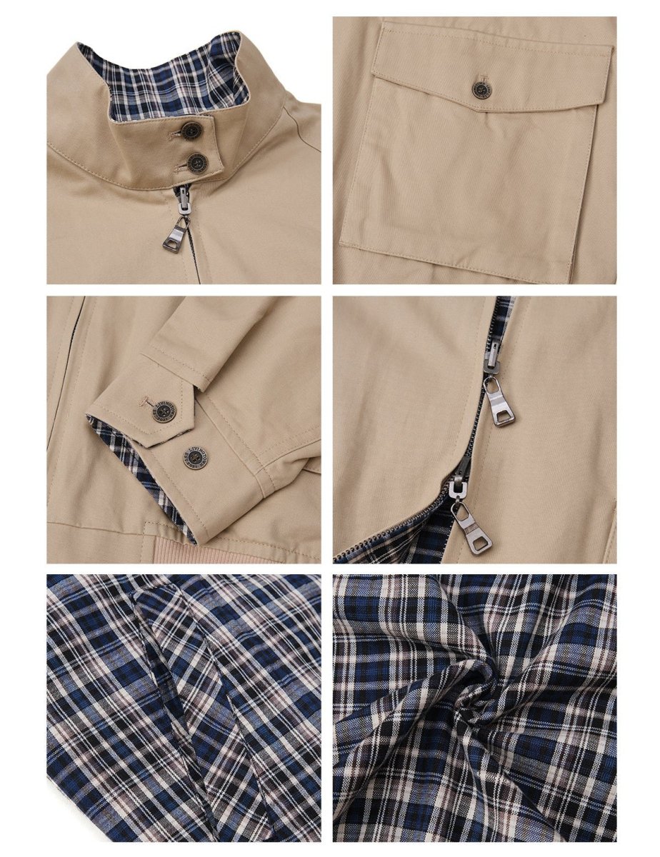 reversible harrington jacket N4700 - NNine