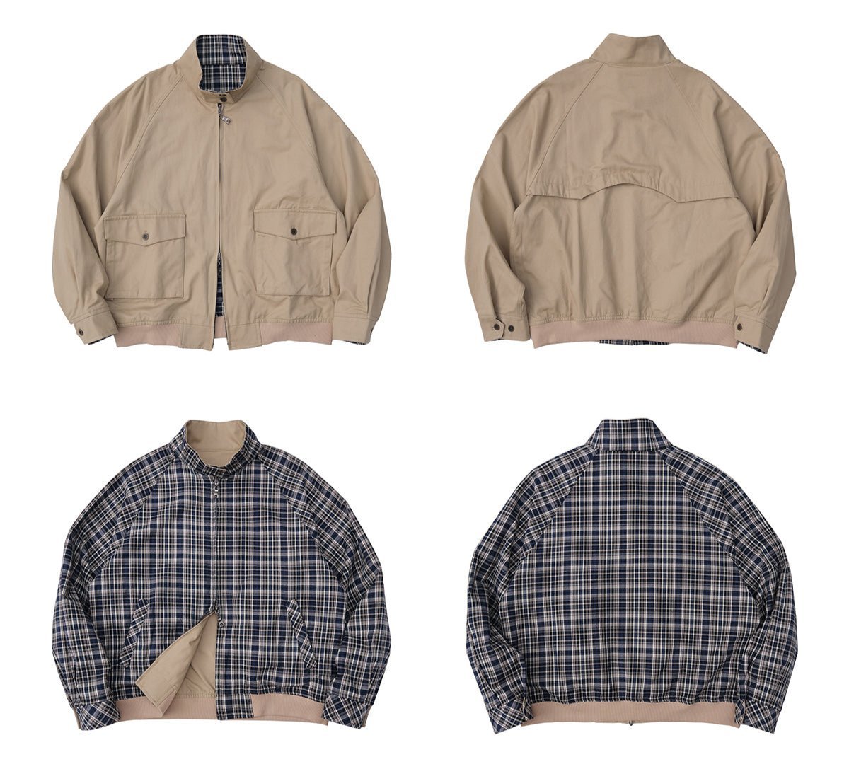 reversible harrington jacket N4700 - NNine