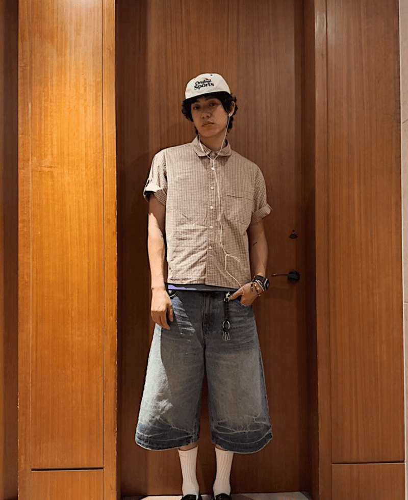 ロールアップチェックシャツ / Roll - up Check Shirt N5529 - ファッション通販NNine（ナイン）