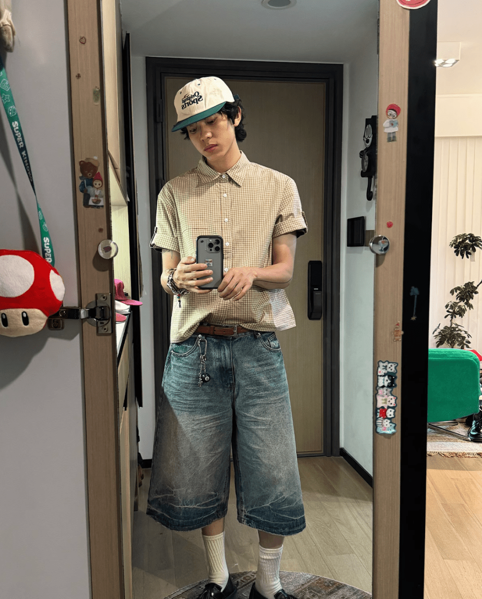 ロールアップチェックシャツ / Roll - up Check Shirt N5529 - ファッション通販NNine（ナイン）