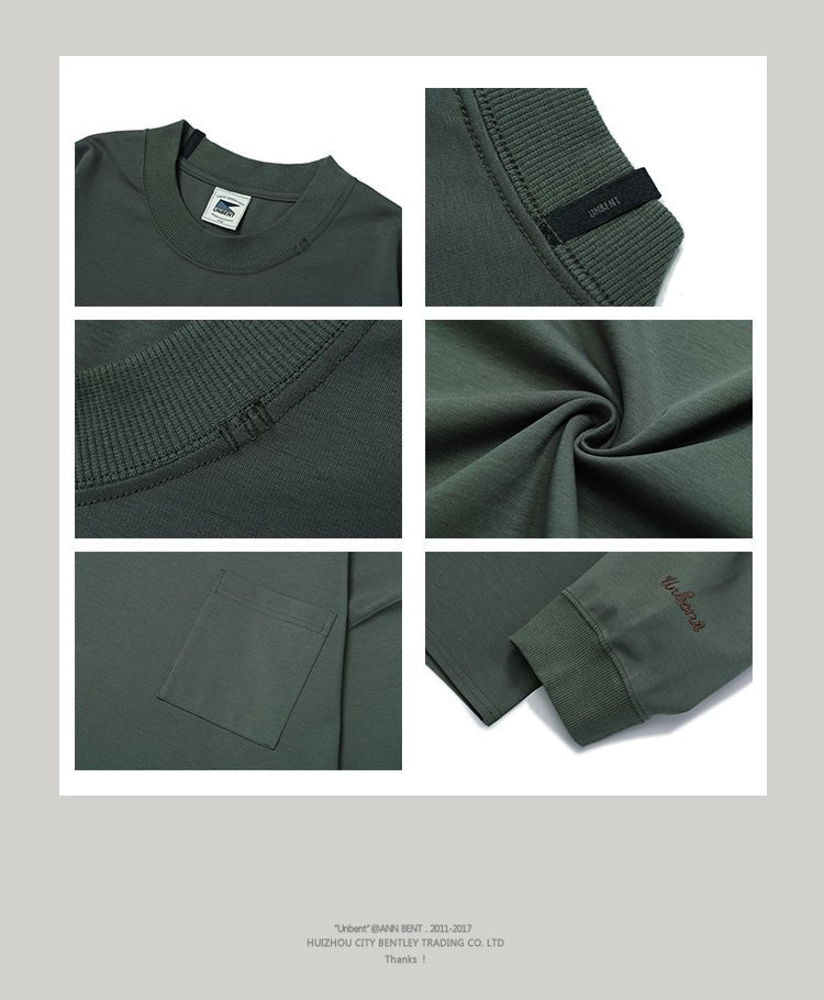 Roman cotton pocket T-shirt / ポケット付きロンT N4463 - NNine