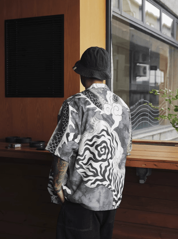 Ryutora Aloha Shirt Modal Blend / 龍虎 アロハシャツ 半袖 モーダル